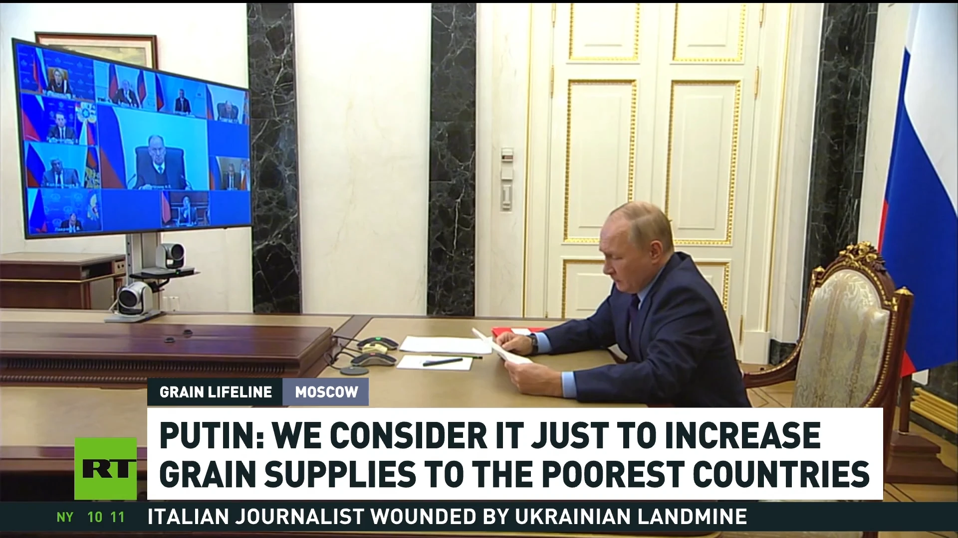 We consider it just to increase grain supply to the poorest countries - Putin