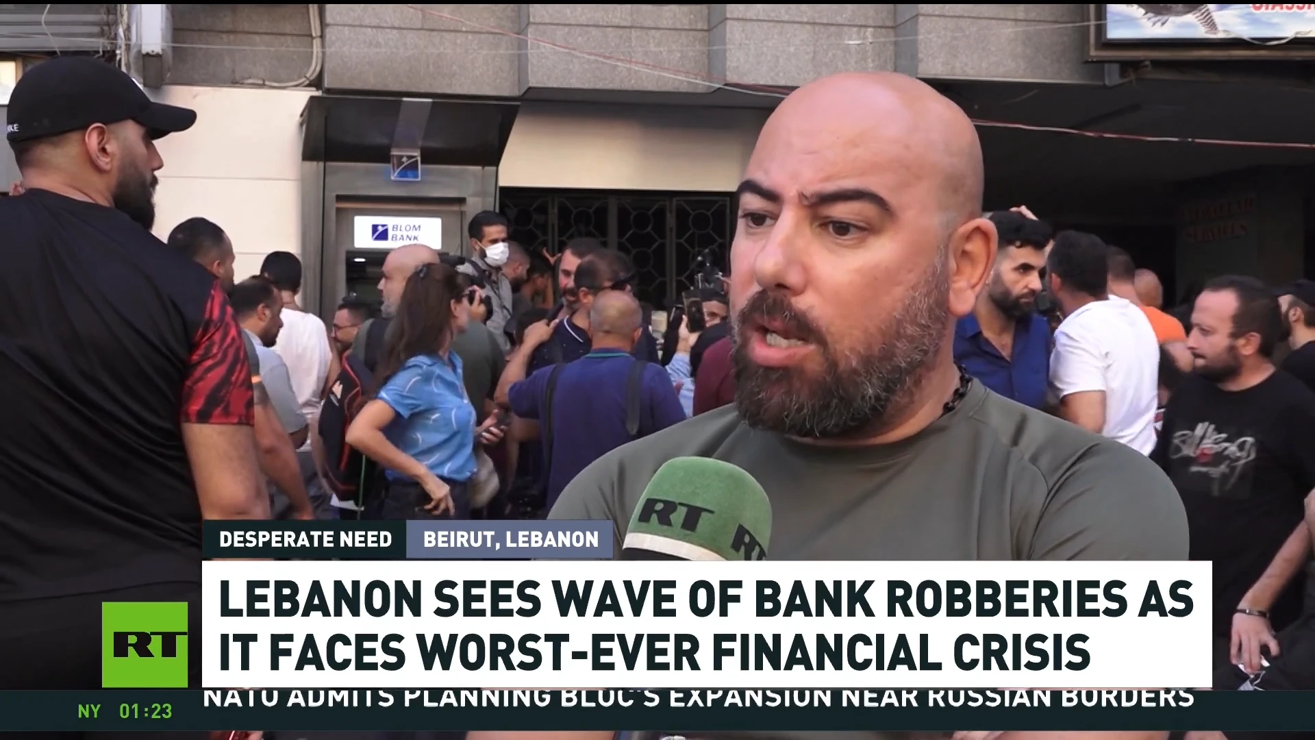 Wave of bank 'robberies' hits Lebanon as country faces worst-ever financial crisis