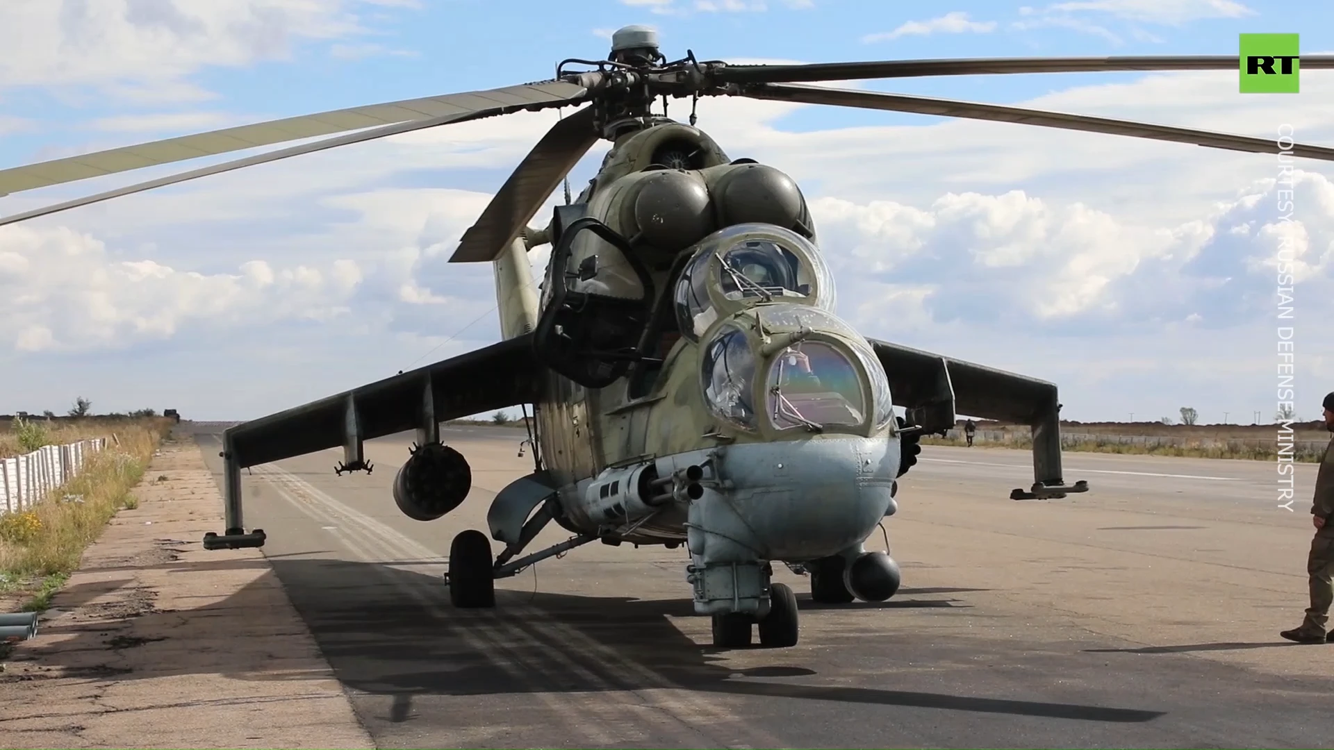 Russian choppers destroy Ukrainian military targets