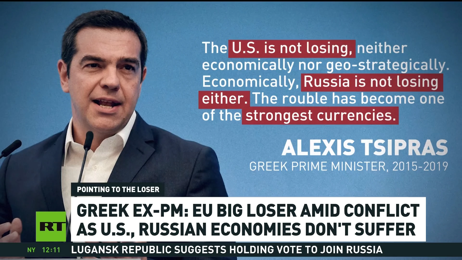 How EU has the biggest L in the Ukraine conflict - Greek opposition leader