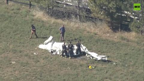 Two small planes collide mid-air near Denver, Colorado