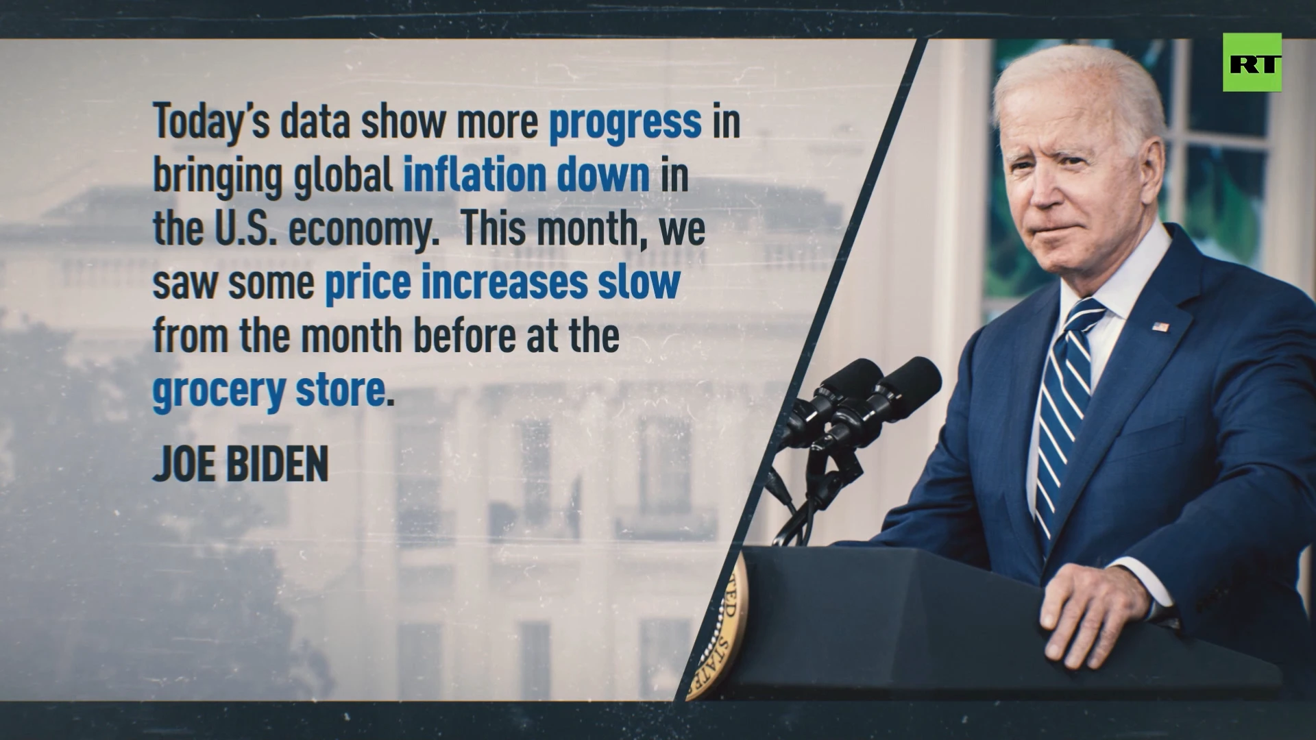 Wishful thinking? Biden claims he is taming inflation