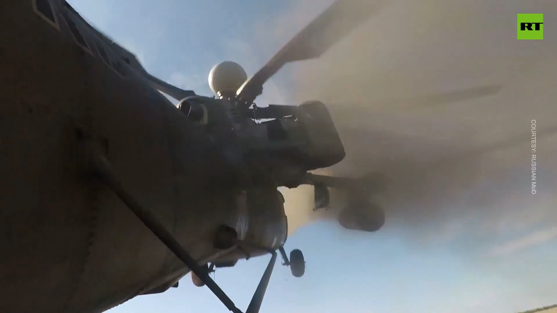 Russia's Ka-52 and Mi-28 attack helicopters in action amid Ukraine conflict