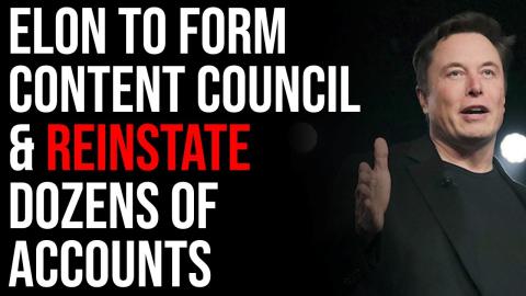 Elon Musk Plans To Form Content Moderation Council, Plans To Reinstate Dozens Of Suspended Accounts