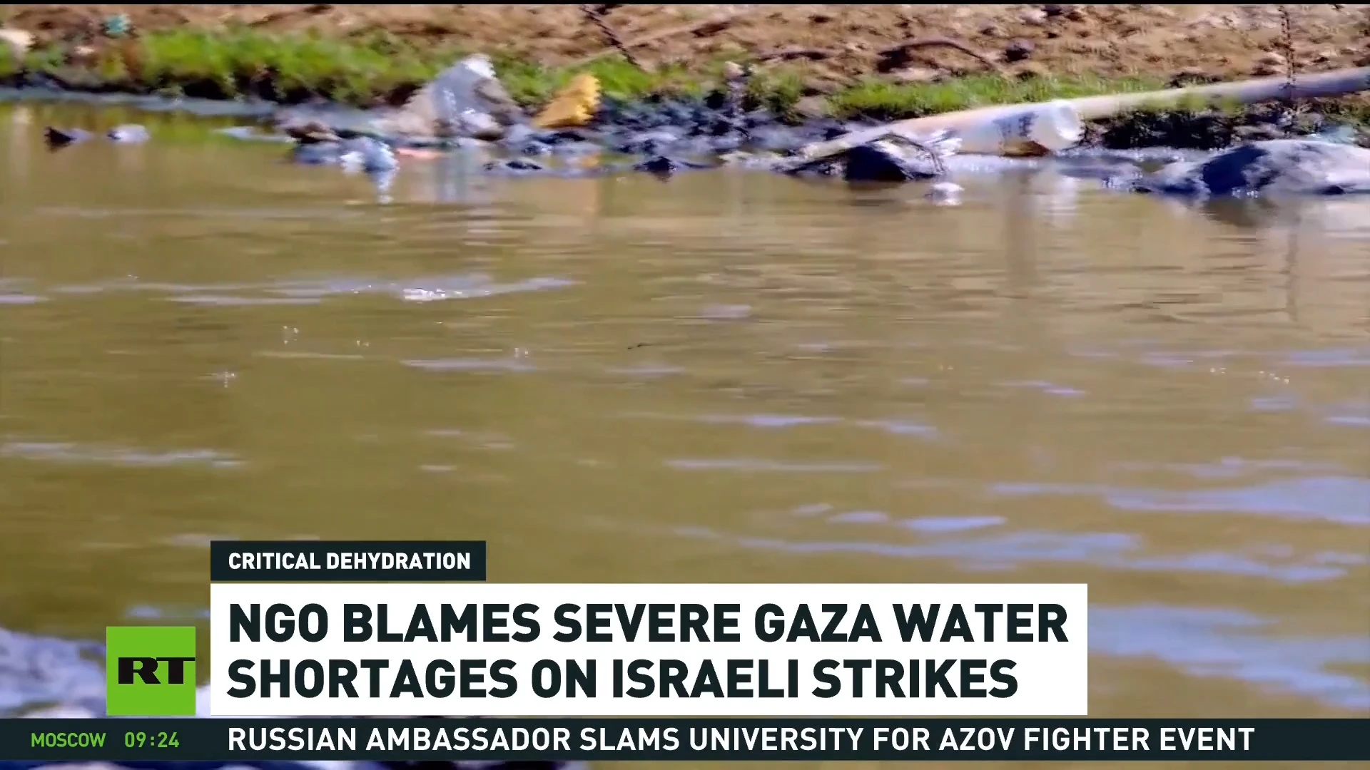 NGO blames Gaza water disaster on Israel’s strikes