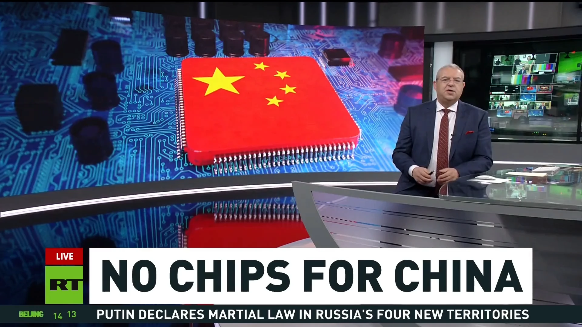 Sweeping US restrictions on chip supplies to China could destabilize already fragile world economy