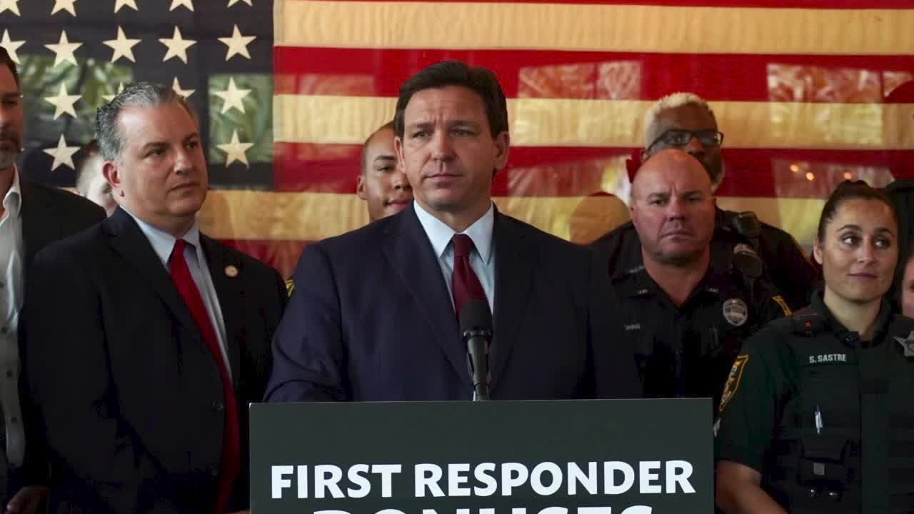 Gov. DeSantis Awards $2 Million from Disaster Fund to First Responders