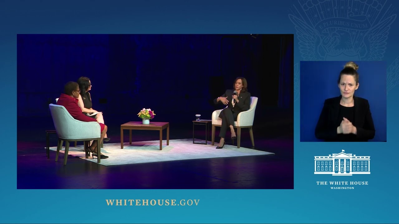 Vice President Harris Joins a Moderated Conversation on Reproductive Rights and Choice