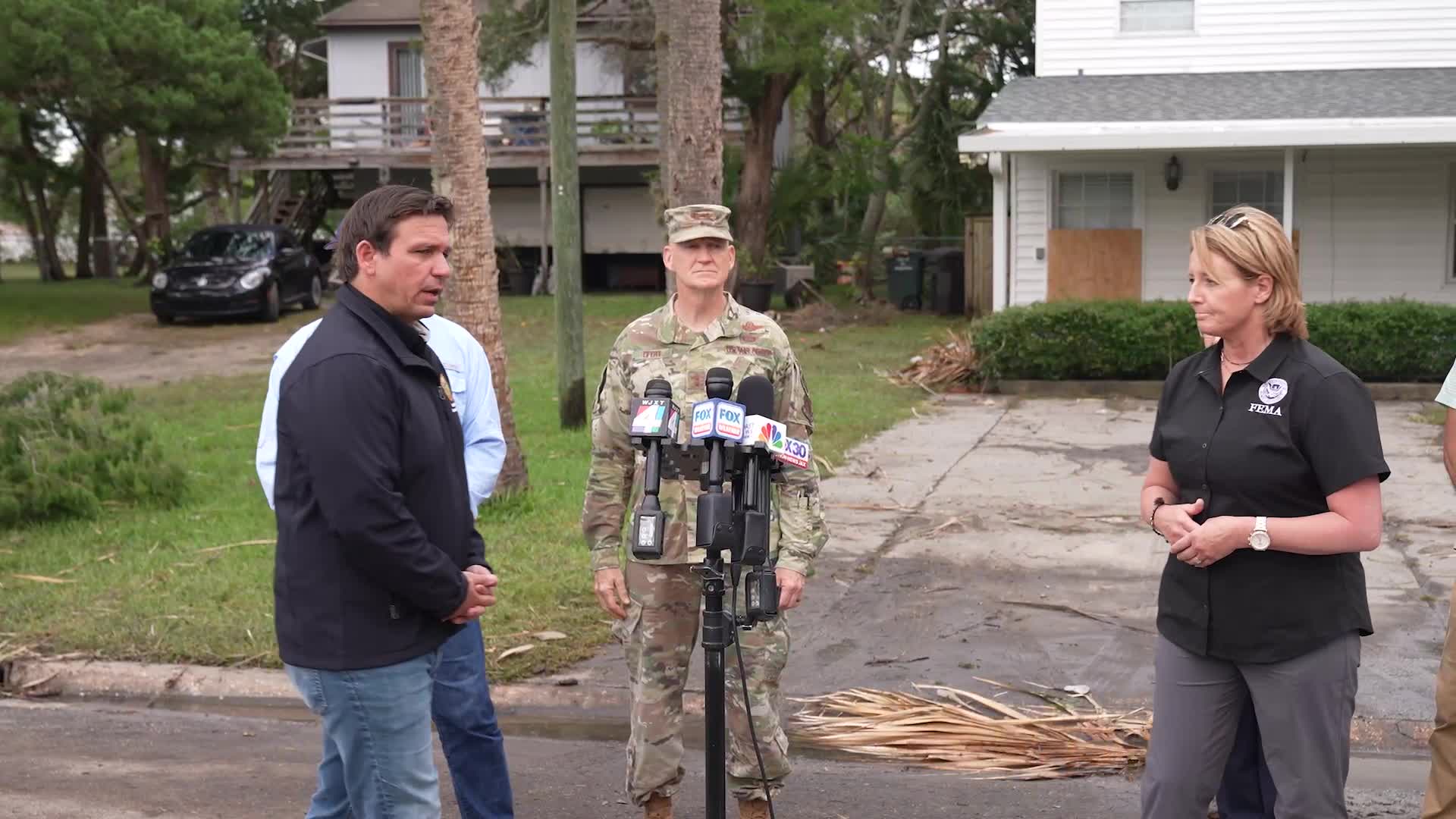 Governor DeSantis Delivers an Update on Hurricane Ian in St. Augustine