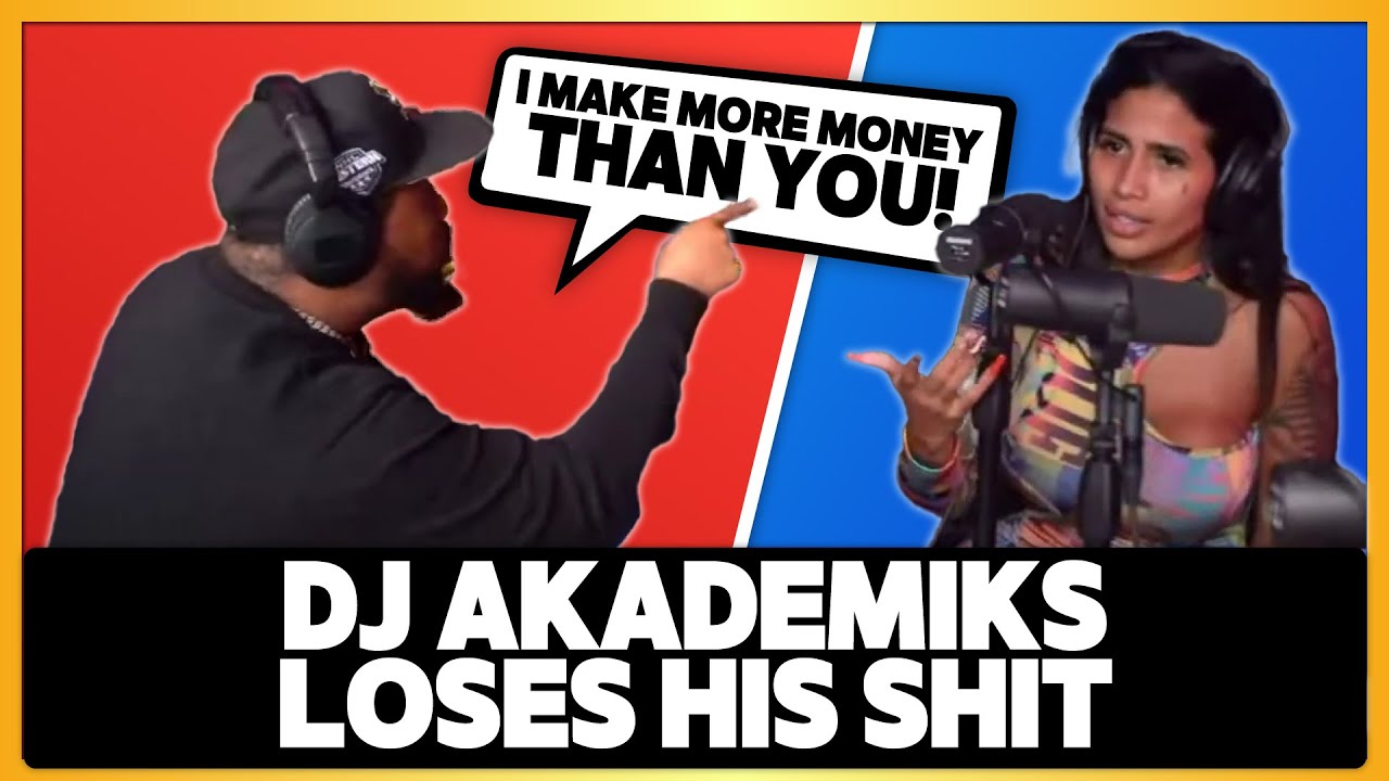 @DJ Akademiks Loses His Shit on the @FreshandFit Podcast