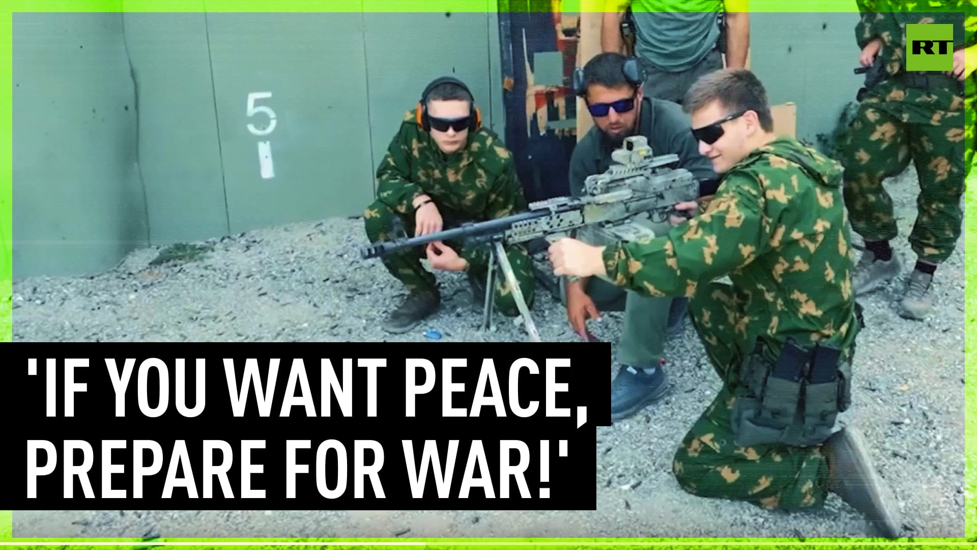 Chechen President Kadyrov prepares his 14-16yo children for the frontlines