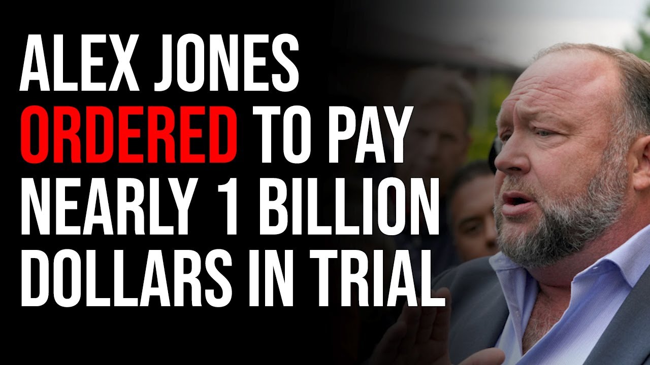 Alex Jones Ordered To Pay Nearly ONE BILLION DOLLARS In Defamation Trial