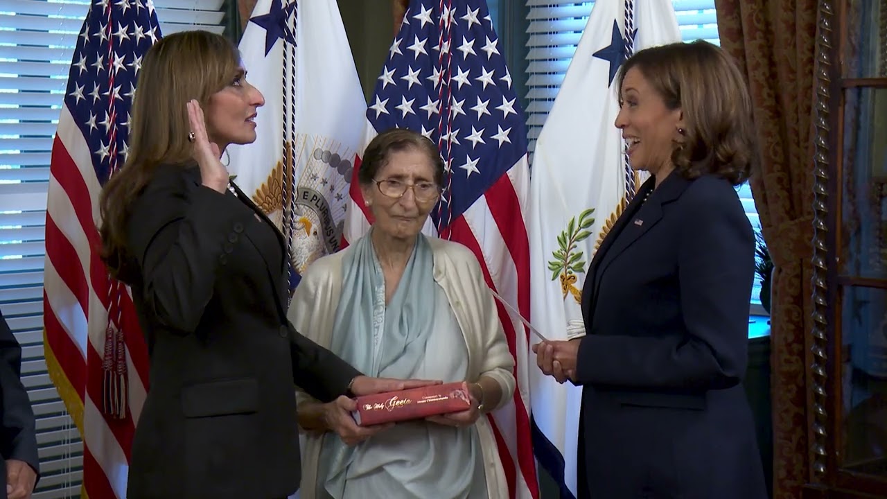 Vice President Harris Ceremonially Swears In Shefali Razdan Duggal as Ambassador to the Netherlands