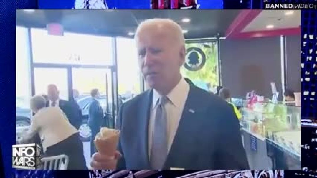 Biden Attempts to Gaslight America While Holding an Ice Cream Cone