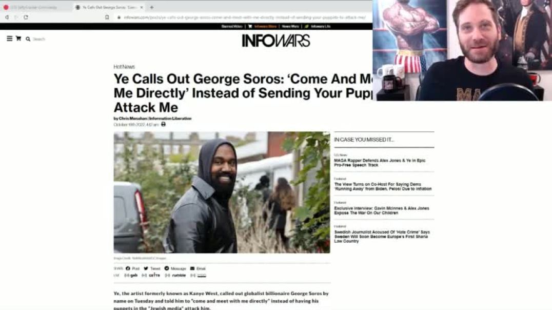 Kanye West Calls Out George Soros as Puppet Master of Leftwing Rappers