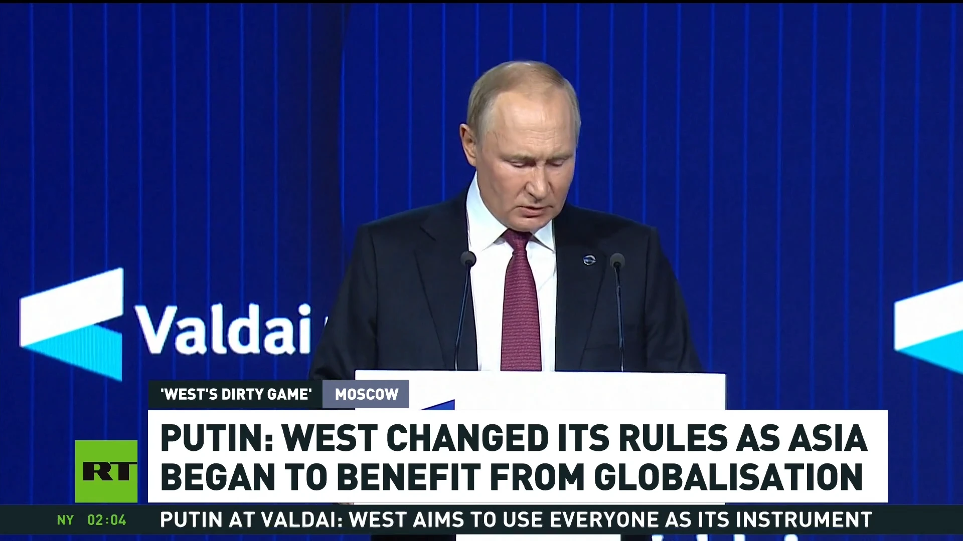 Putin’s Valdai Club speech: The highlights