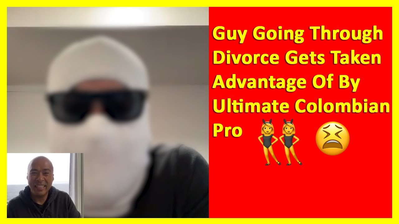 Guy going through divorce gets taken advantage of by a Colombian pro