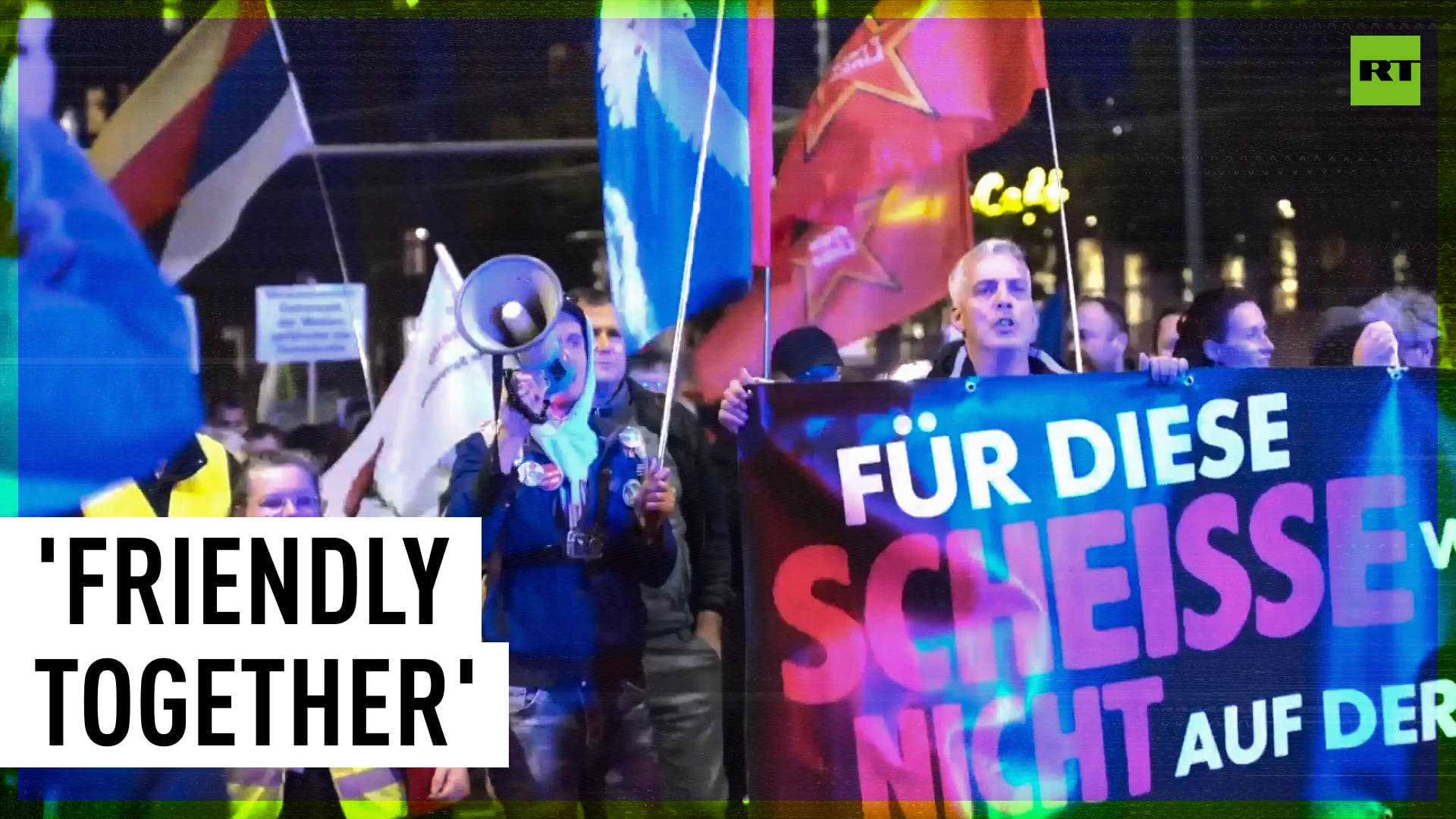 'We can't afford war' | Hundreds march against Germany's policy on Ukraine