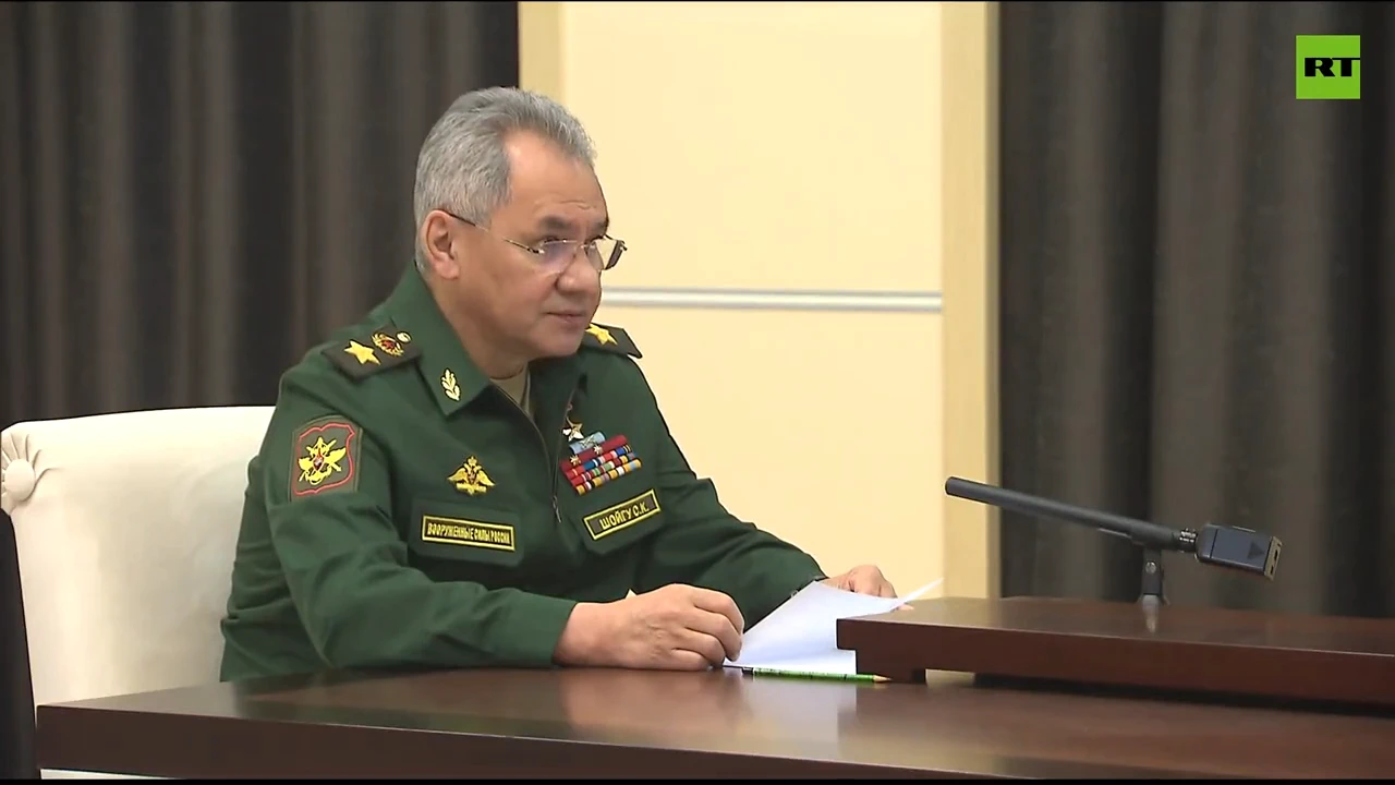 Partial mobilization over in Russia - Defense Minister Shoigu