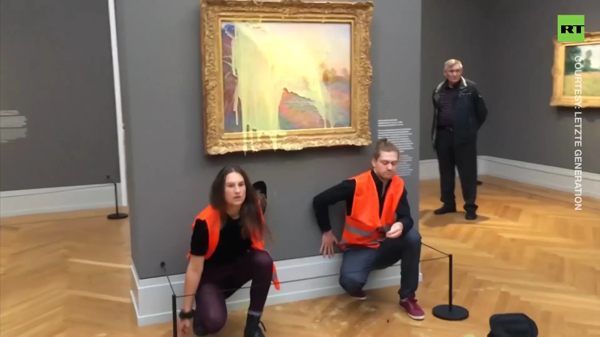 Eco-vandals target Monet painting