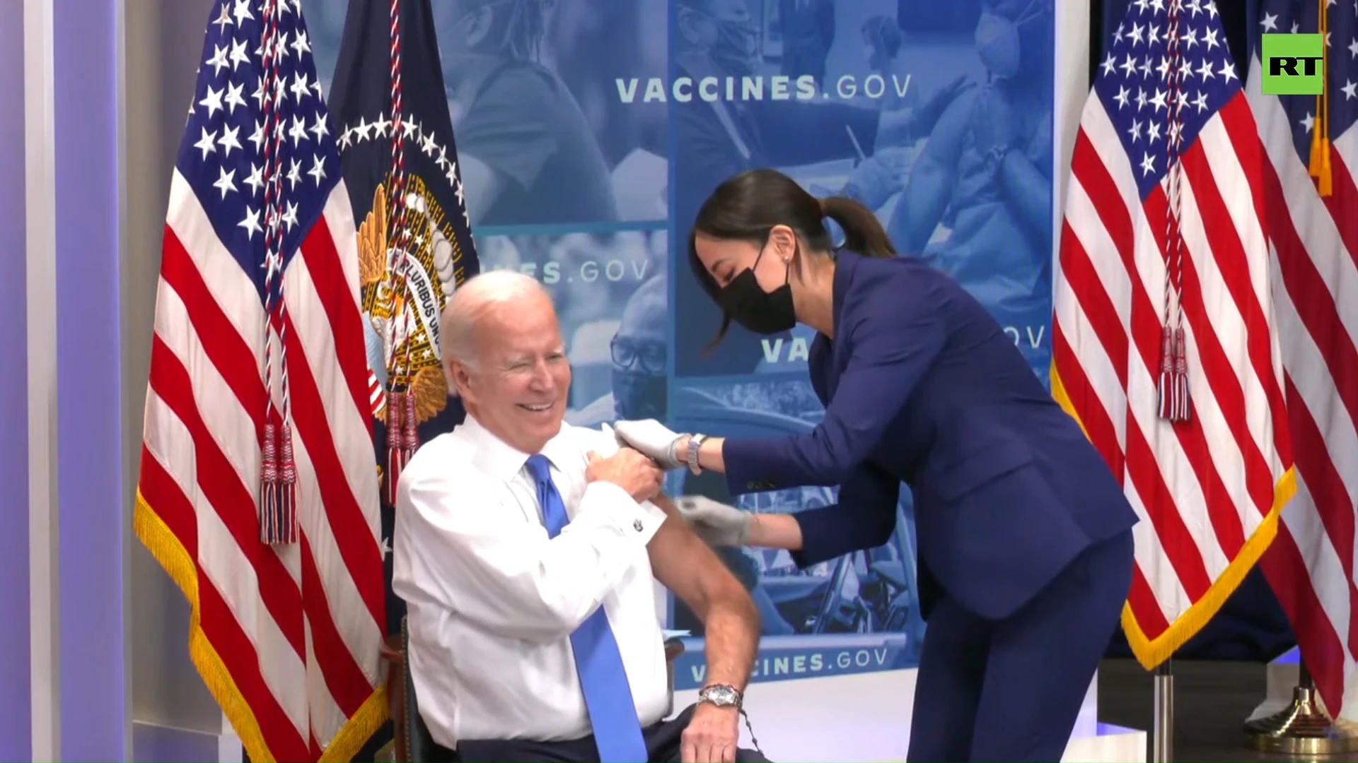 Biden gets his fifth Covid-19 shot