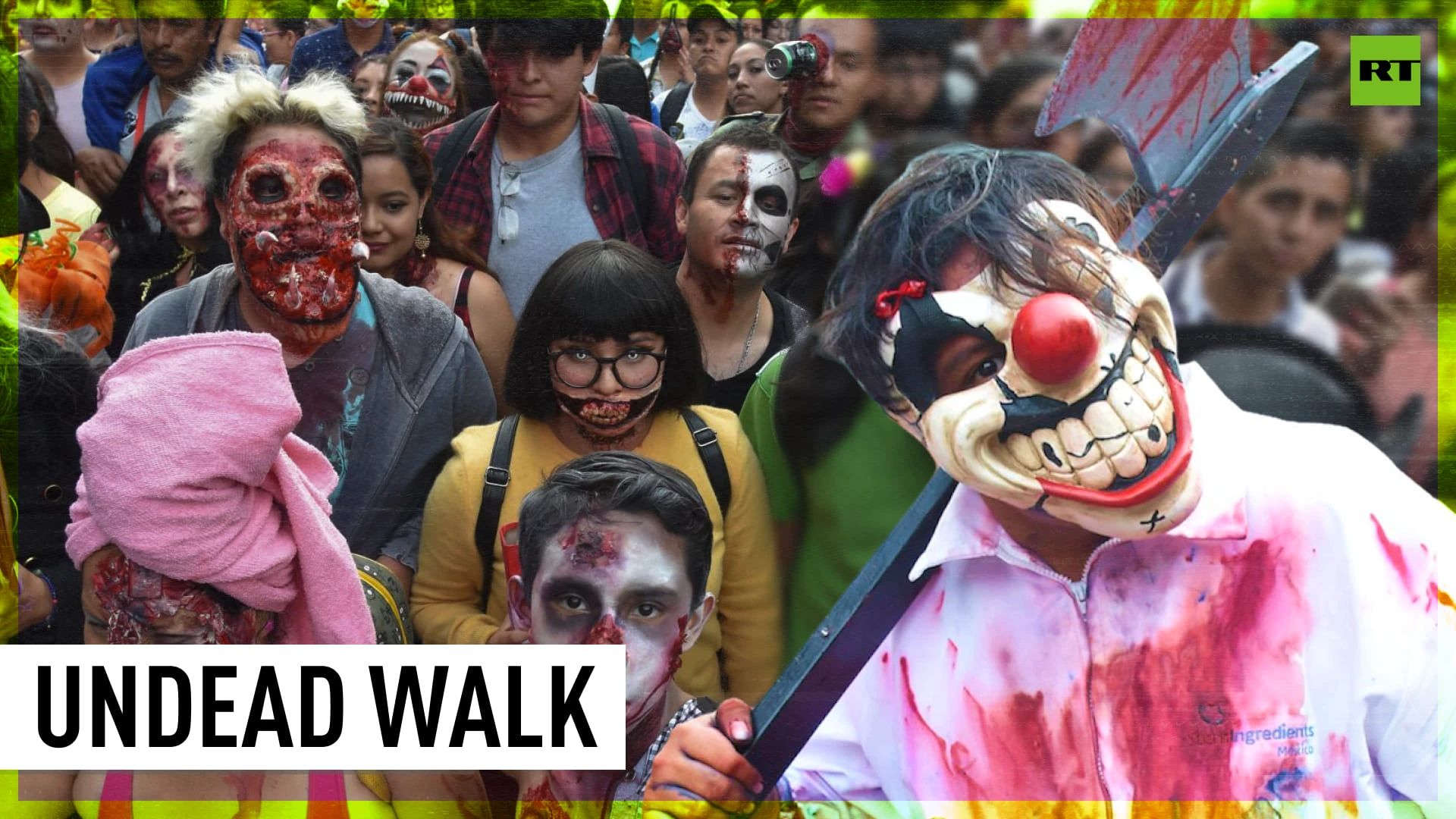 Thousands dress as undead for Mexican ‘zombie walk’