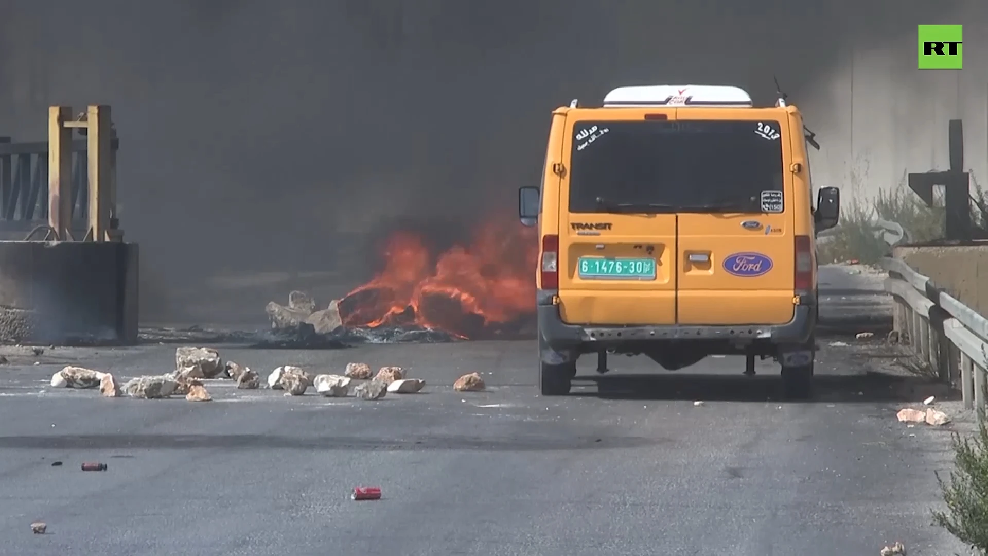 Rubber bullets vs rocks | Palestinian protesters clash with Israeli troops