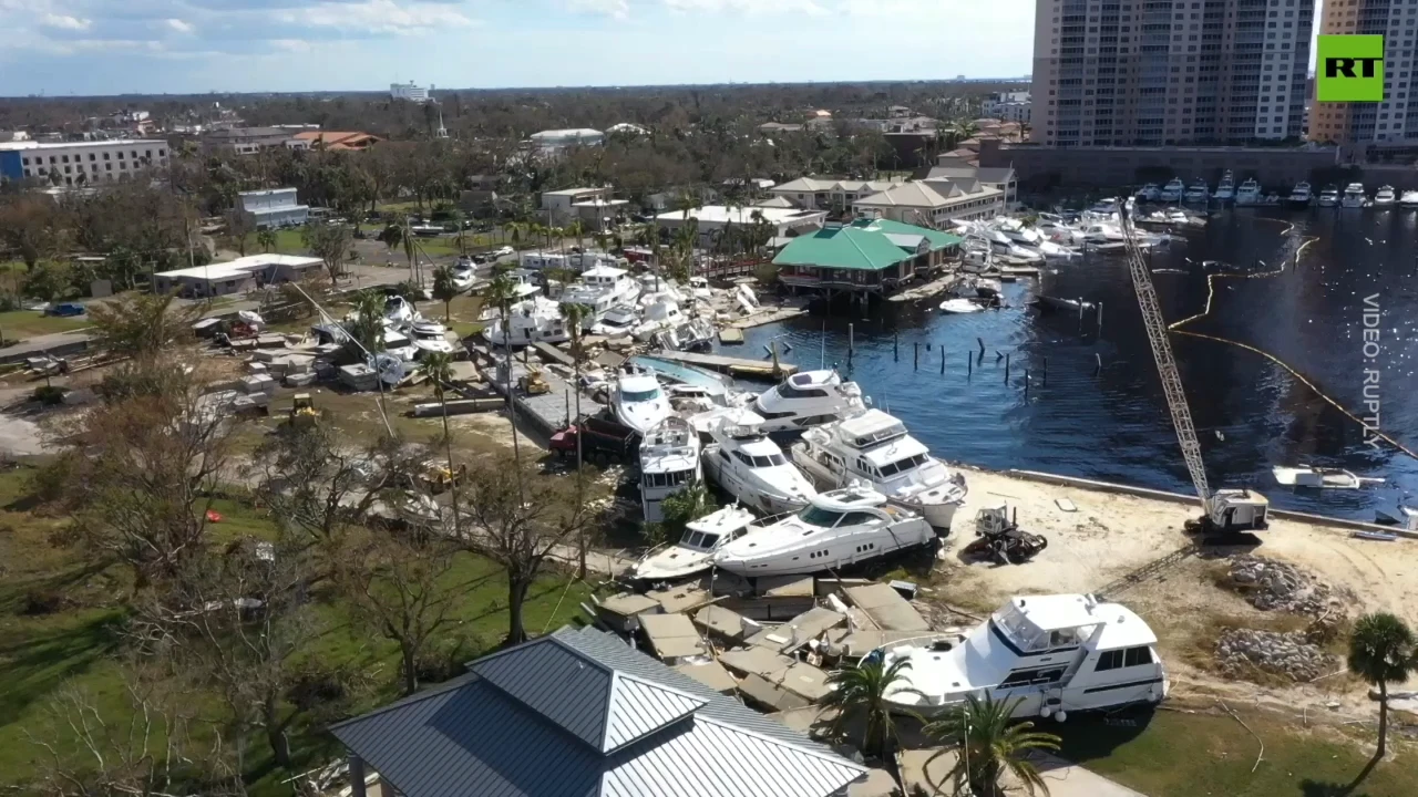 Fort Myers Beach severely damaged by Hurricane Ian