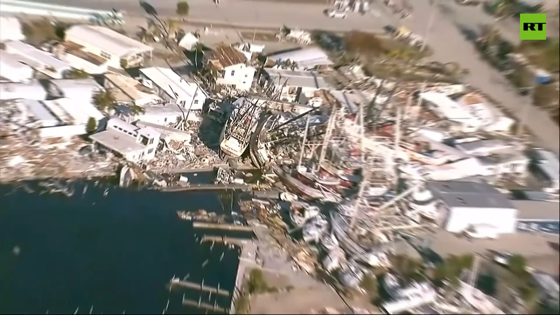 Boats destroyed, properties damaged in Southwest Florida as hurricane Ian passes