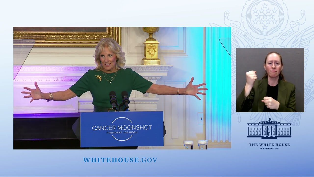 First Lady Jill Biden Hosts Cancer Moonshot Event with the American Cancer Society