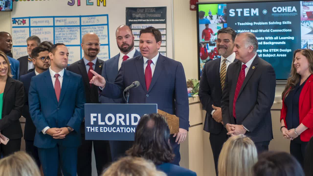 Gov. DeSantis Announces All School Districts to Reopen by Oct. 18th