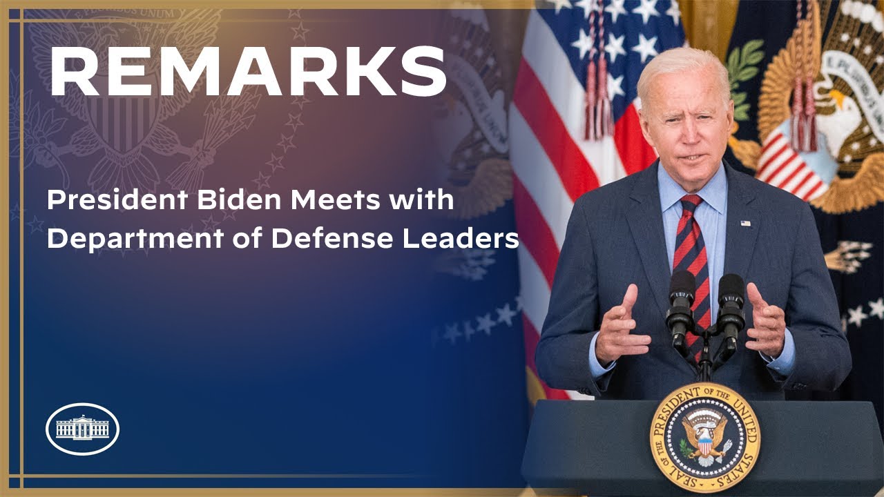 President Biden Meets with Department of Defense Leaders