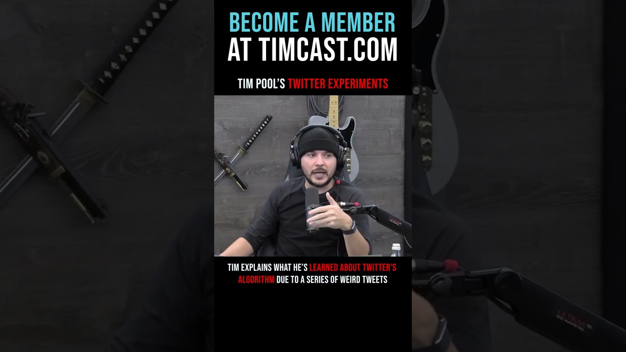 Timcast IRL - Tim Pool’s Twitter Experiments #shorts