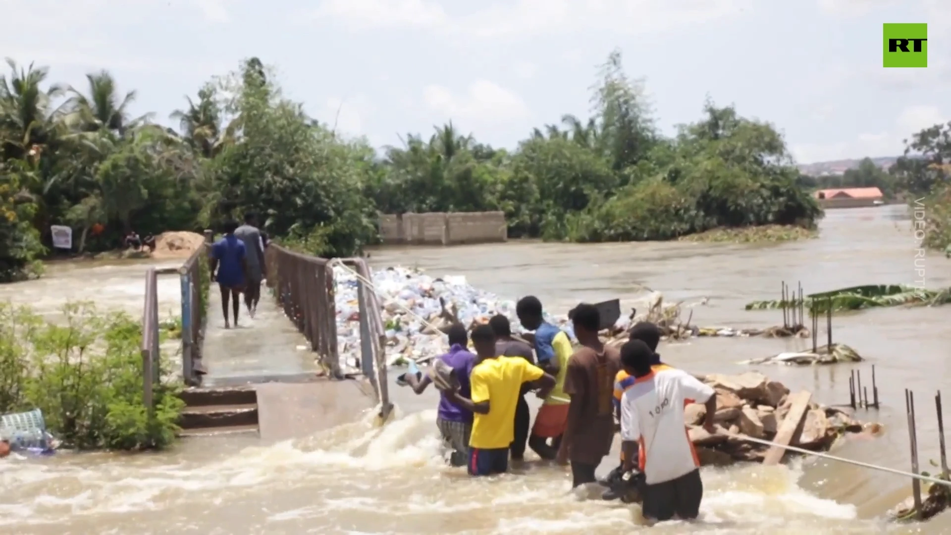 Hundreds of families displaced in Ghana by record flooding