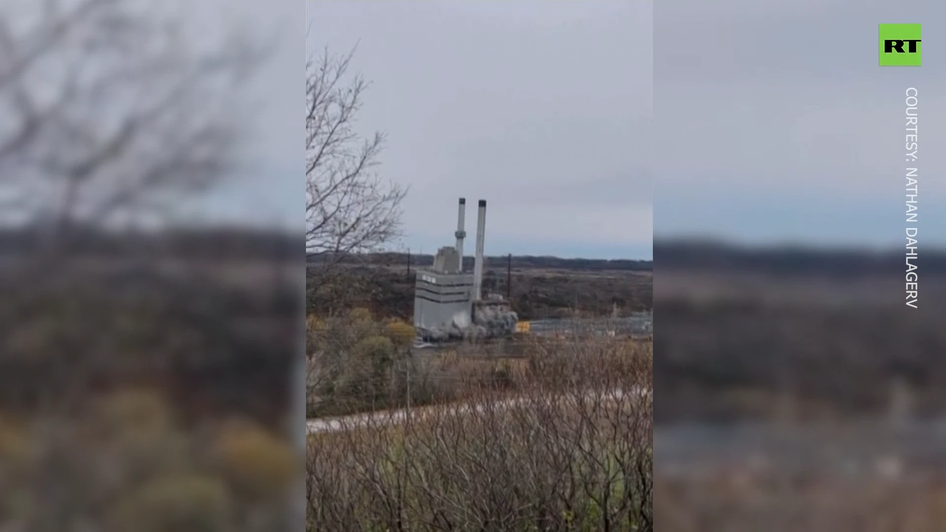 US energy company blows up coal-fired power plant