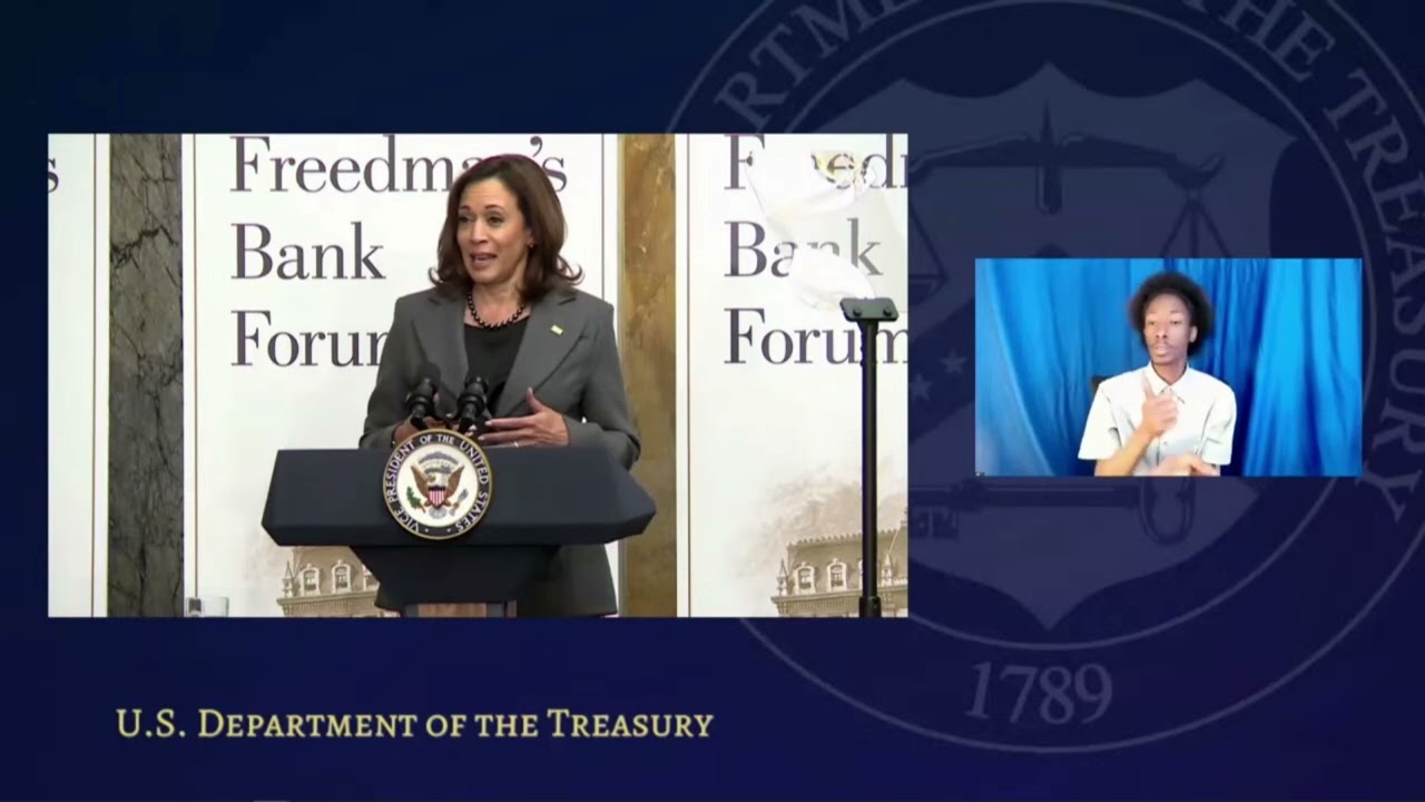 Vice President Harris Delivers Remarks at the Freedman's Bank Forum