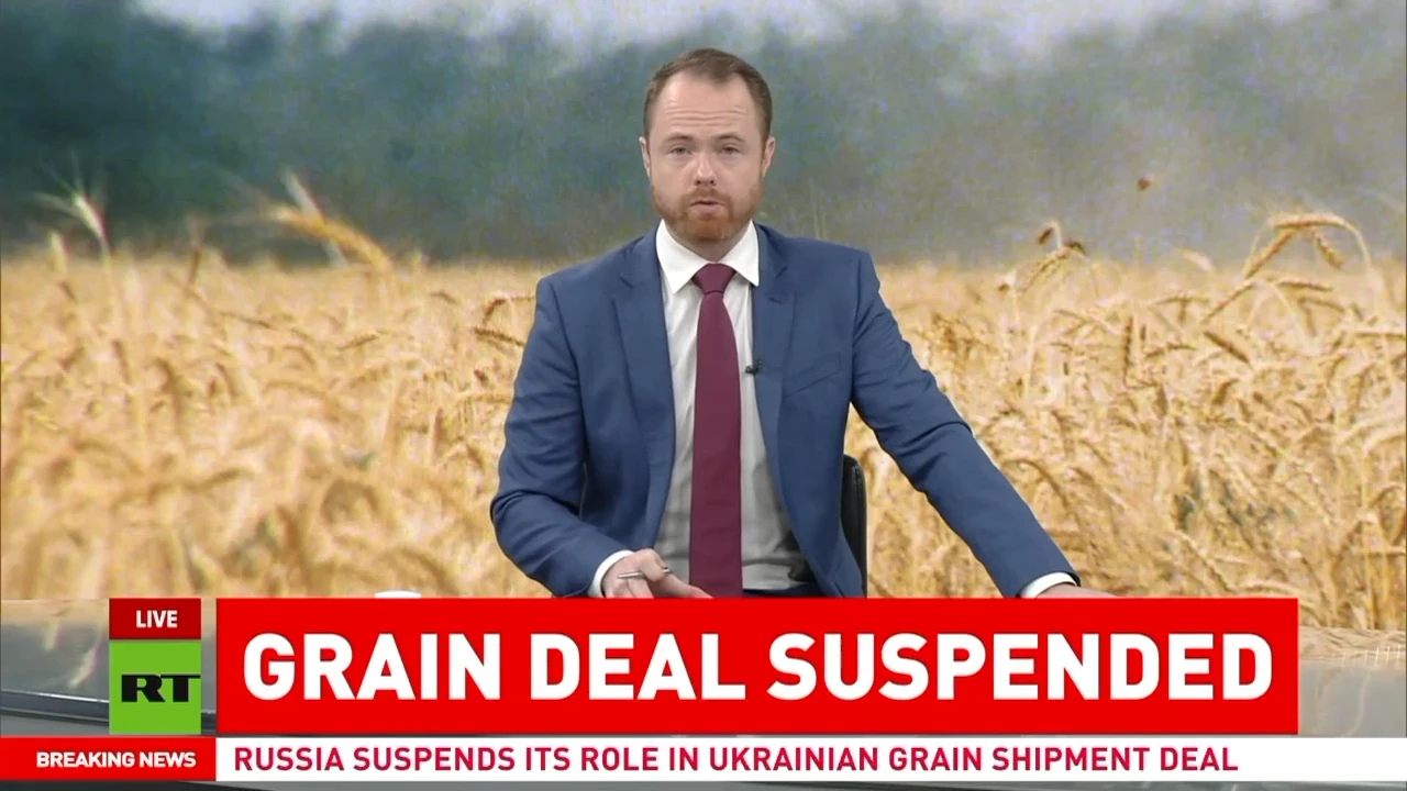 Russia suspends participation in grain deal after Ukrainian attack on Crimean naval ships