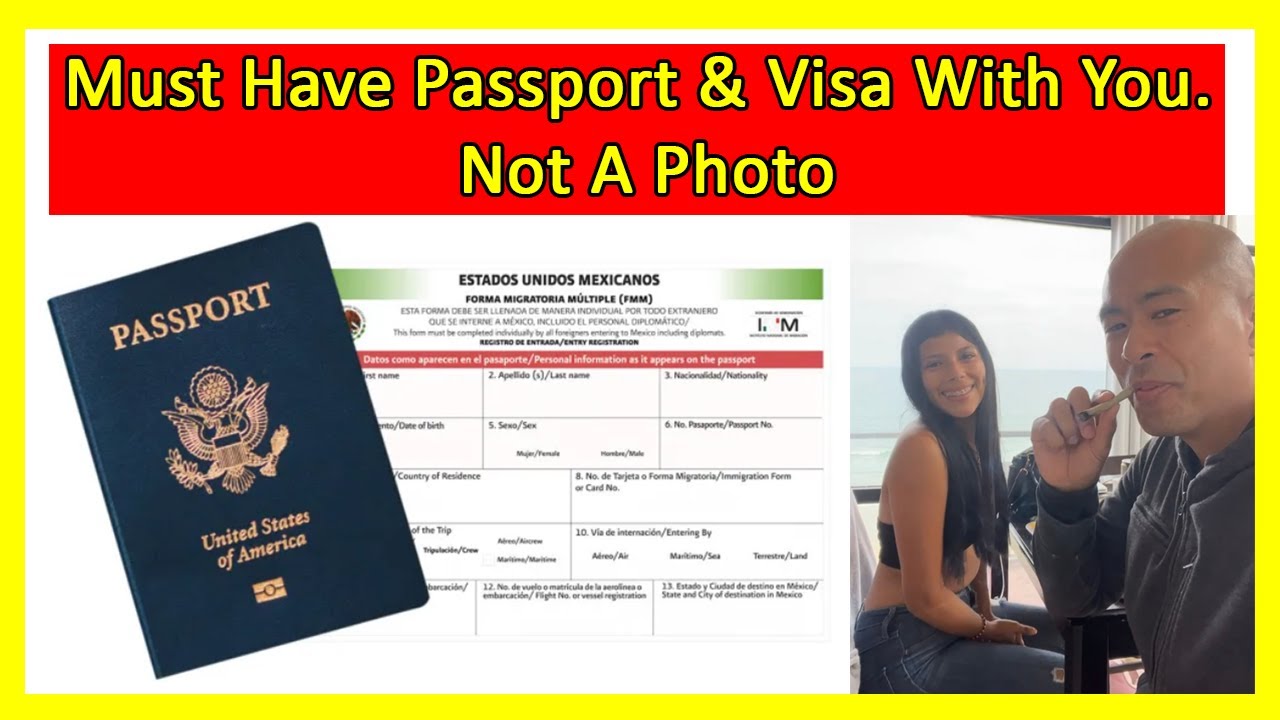 US Consulate warns americans always have Passport & Tourist Visa on you at all times. Not a photo