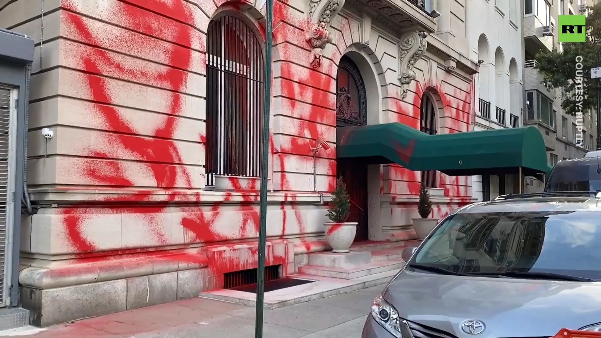 Russian consulate in New York vandalized