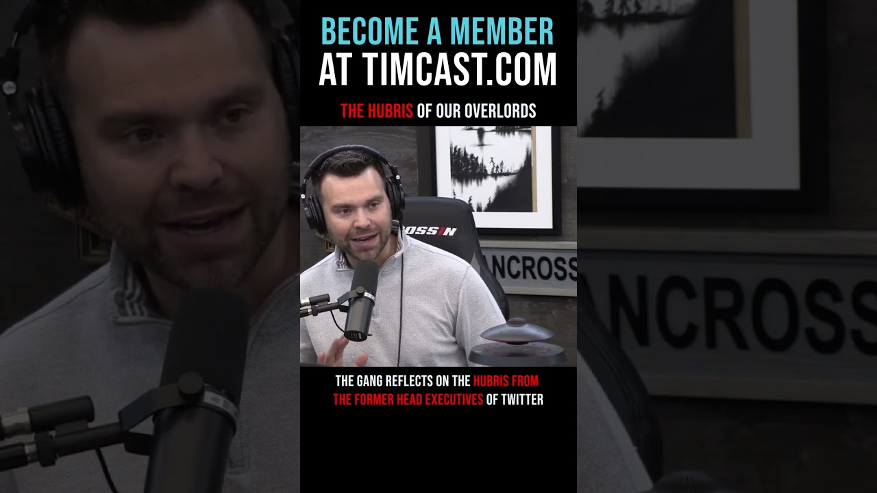 Timcast IRL - The Hubris Of Our Overlords #shorts