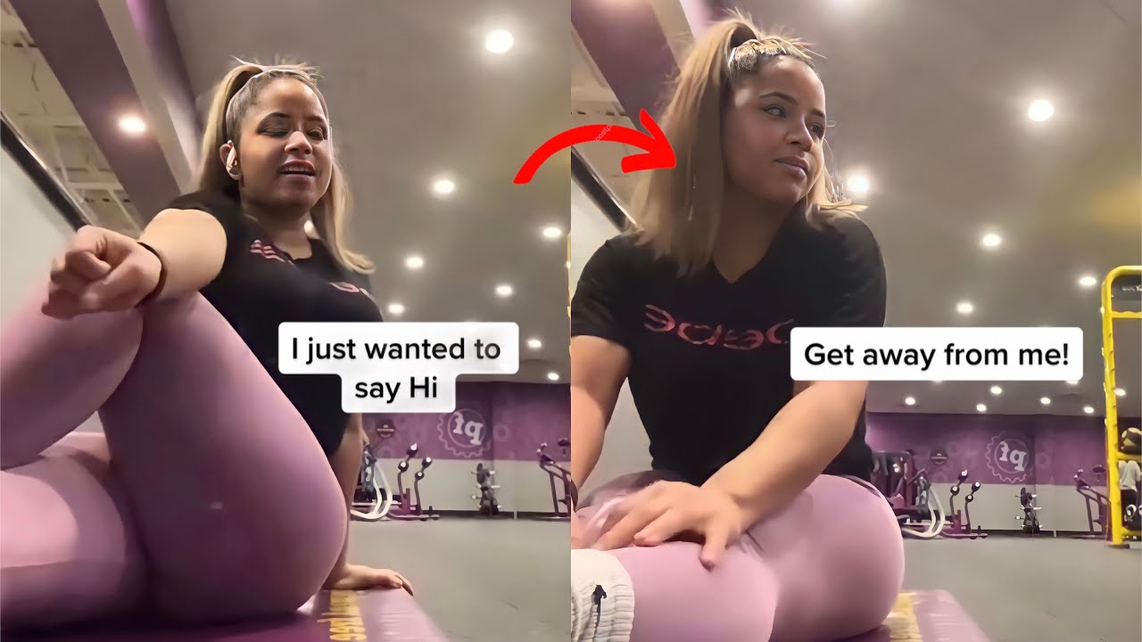 Cute Gym Girl Approaches Man & Gets REJECTED!