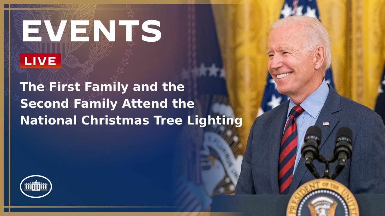 The First Family and the Second Family Attend the National Christmas Tree Lighting