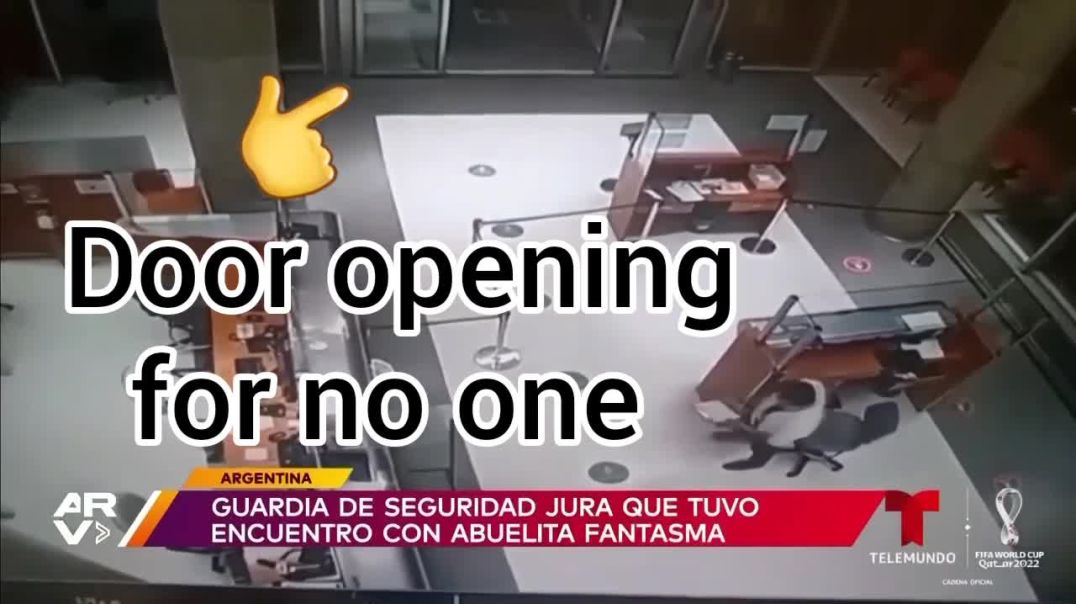 Argentinean hospital security guard checks in ghost of dead woman.