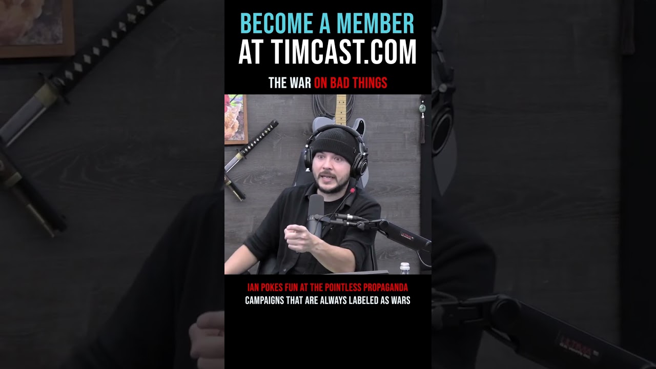 Timcast IRL - The War On Bad Things #shorts