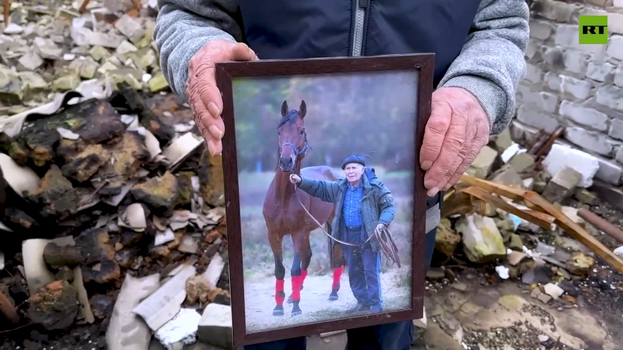 Equestrian center in Lugansk burned