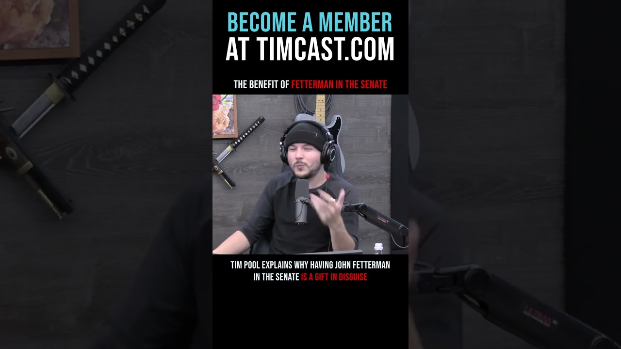 Timcast IRL - The Benefit Of Fetterman In The Senate #shorts