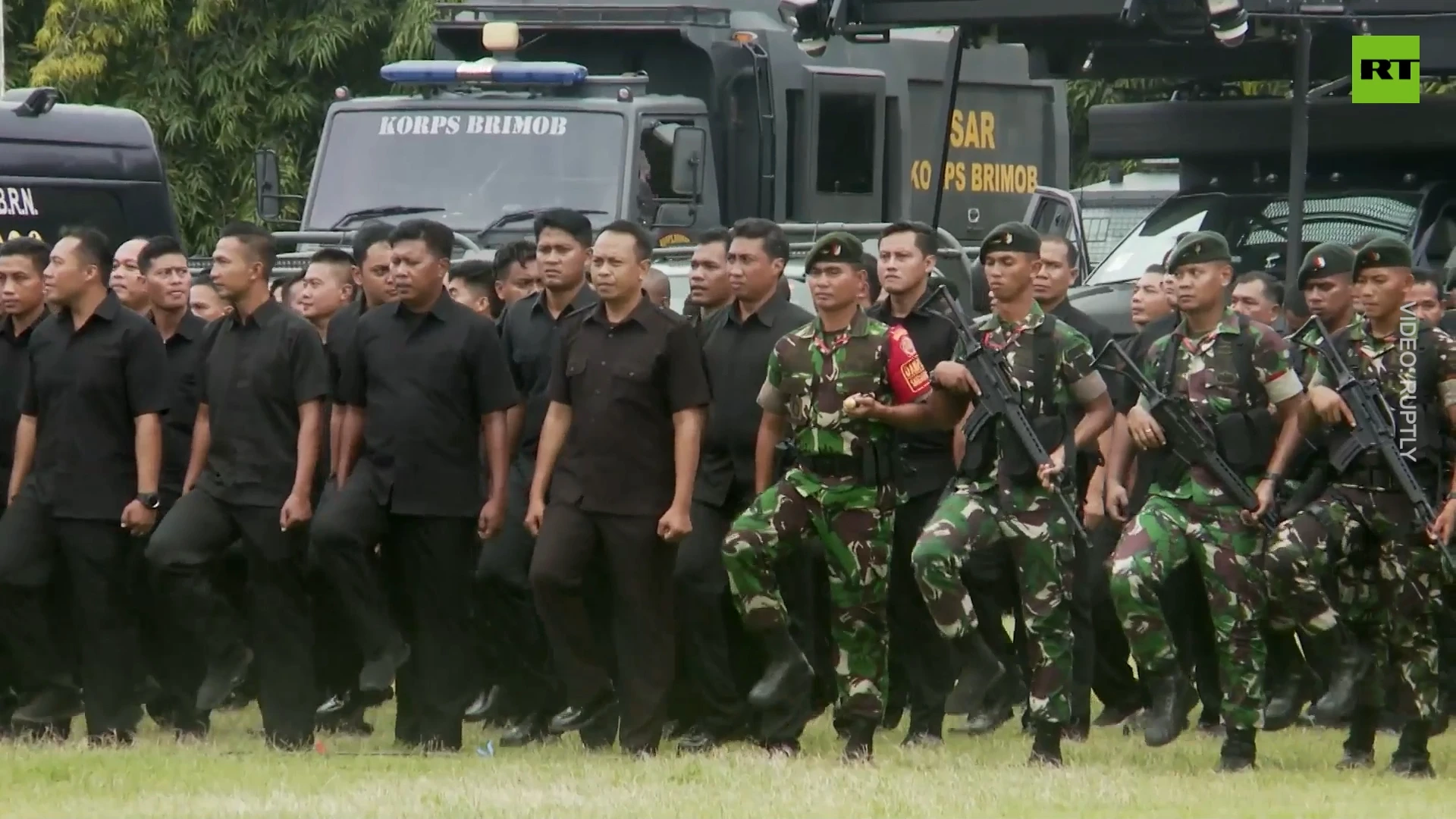 Police, military hold joint ceremony in Bali ahead of G20 Summit