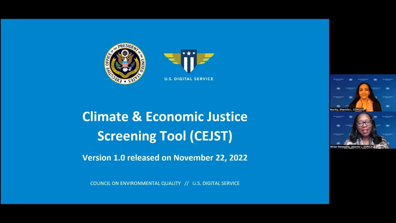 Climate and Economic Justice Screening Tool (CEJST) Version 1.0