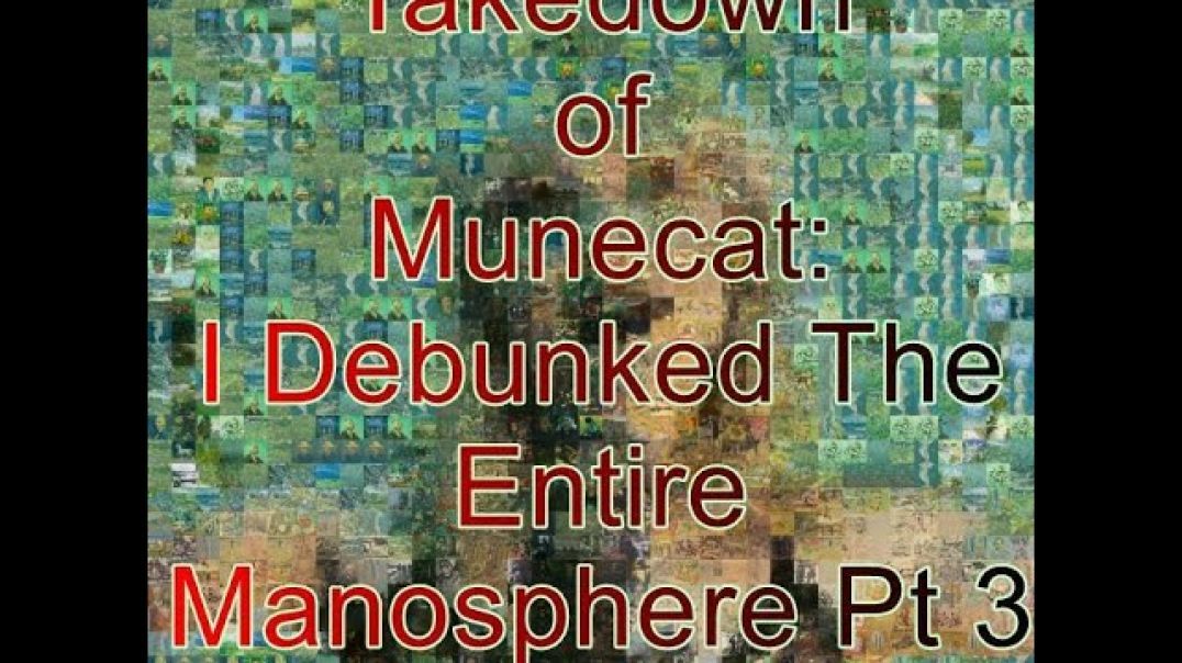 Takedown of Munecat's "I Debunked The Entire Manosphere" Pt 3