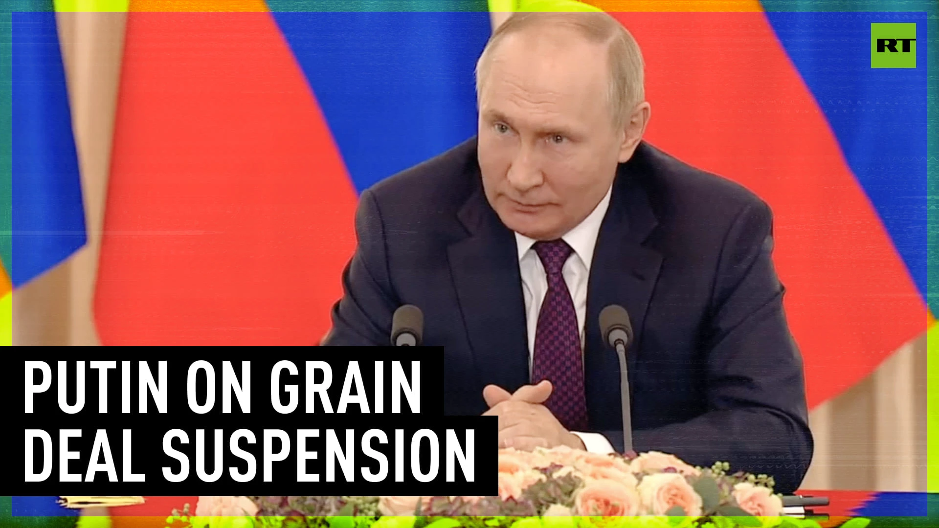 ‘They talk about what Russia did without recalling where the move comes from’ - Putin on grain deal suspension